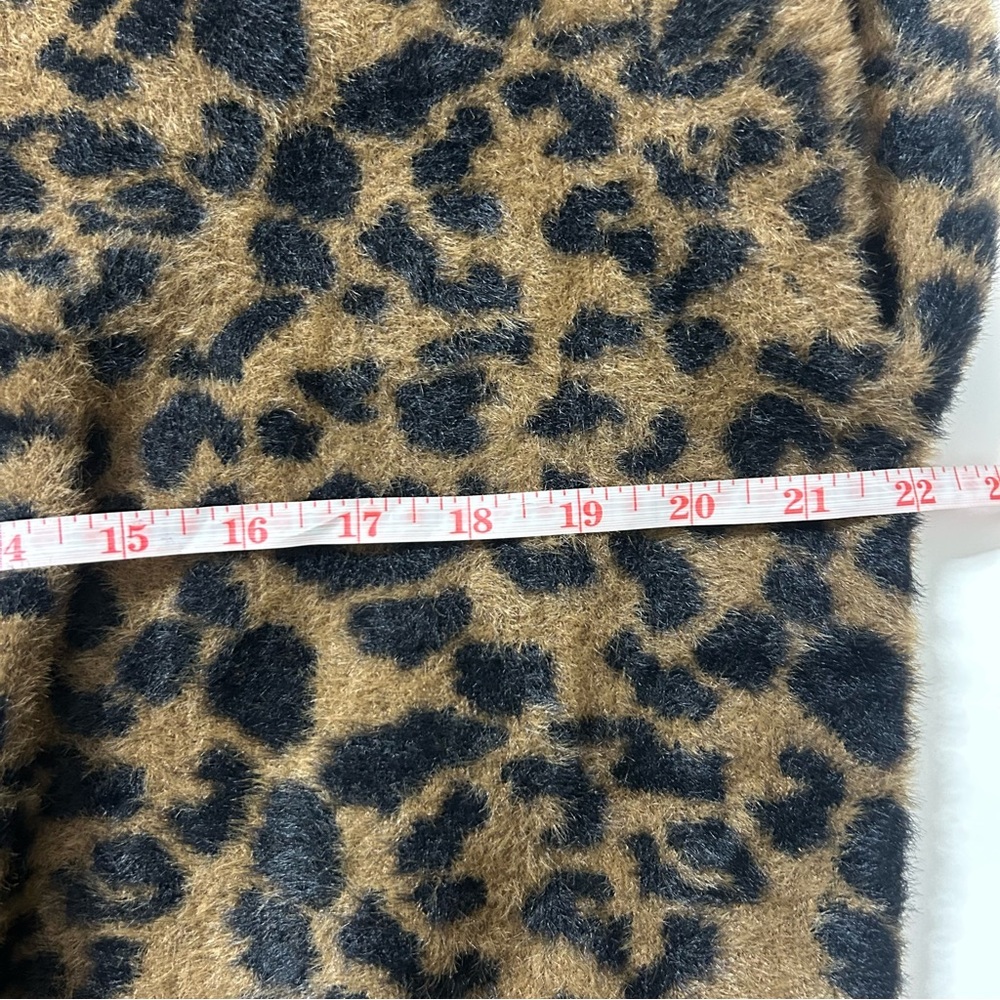 NWT (size small) LINE AND DOT Monroe Leopard Cardigan - Picture 9 of 9